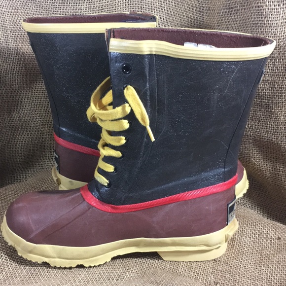 Explorers Waterproof Rubber Rain Muck Boot wool - Picture 4 of 8